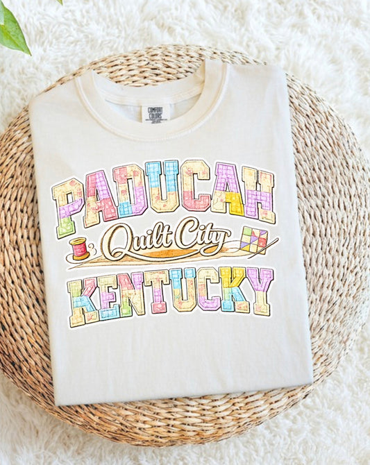 Paducah KY Quilt City natural Tshirt