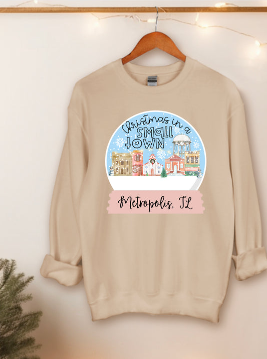 Christmas in a small town Metropolis tshirt or sweatshirt