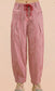 Red stripped barrel Jean