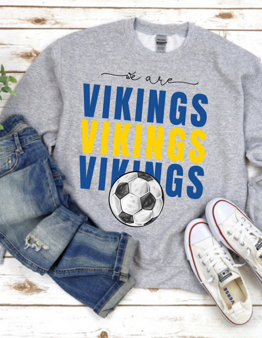 We Are Vikings Soccer Spirit Wear