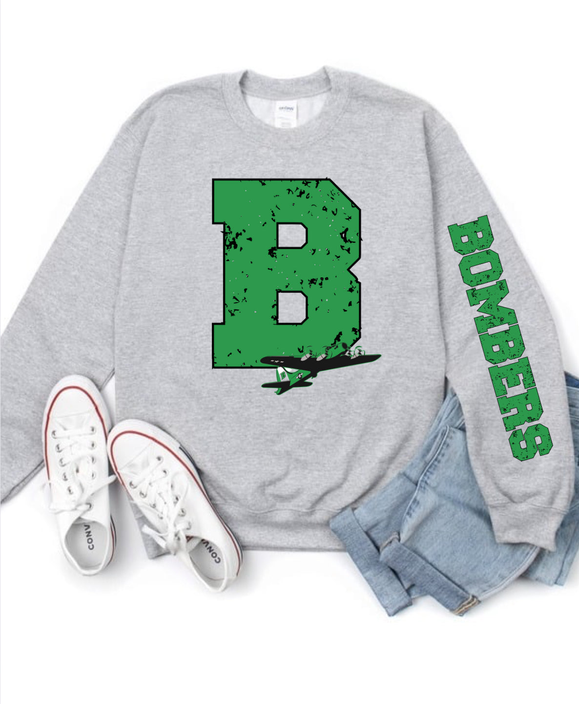 Ballard Mascot with arm design Spirit wear