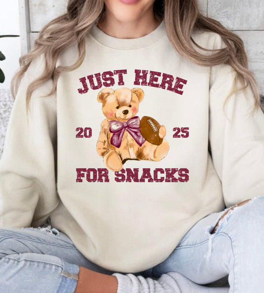 Just Here for Snacks Bear Spirit Wear