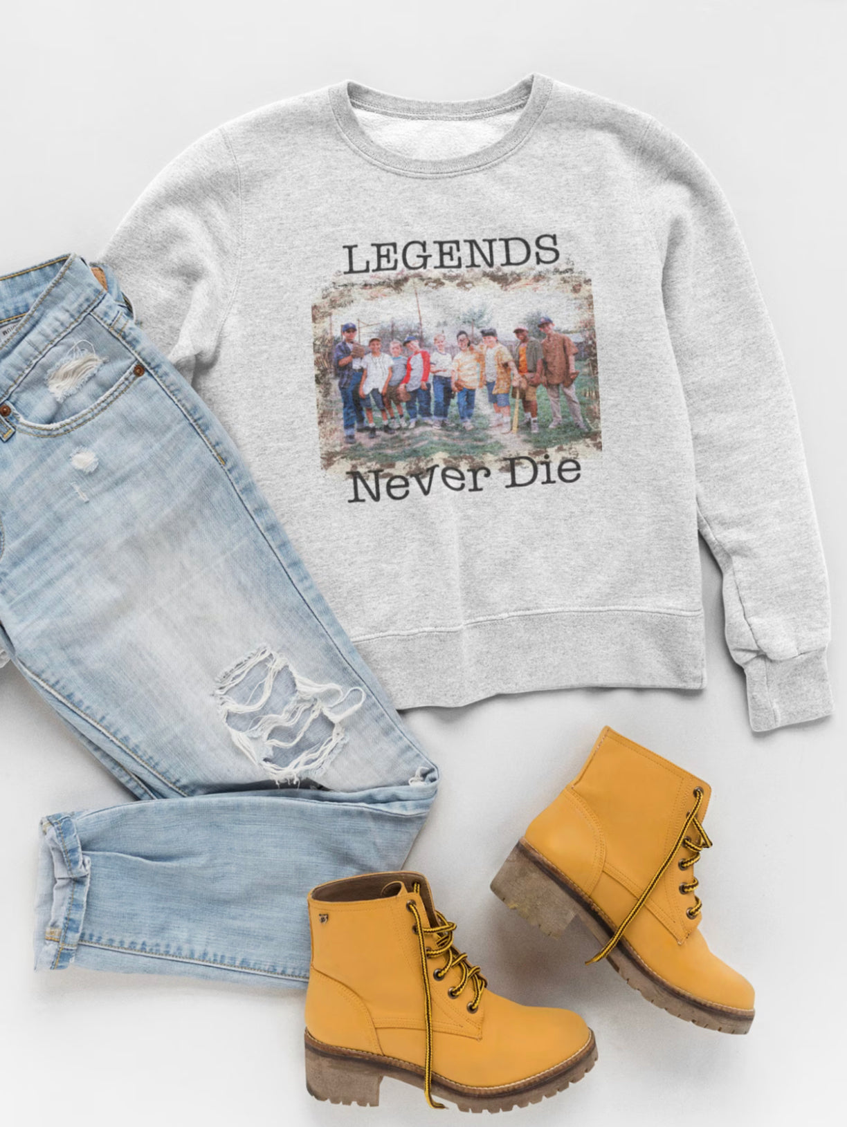 Legends Never Die baseball Spirit Wear