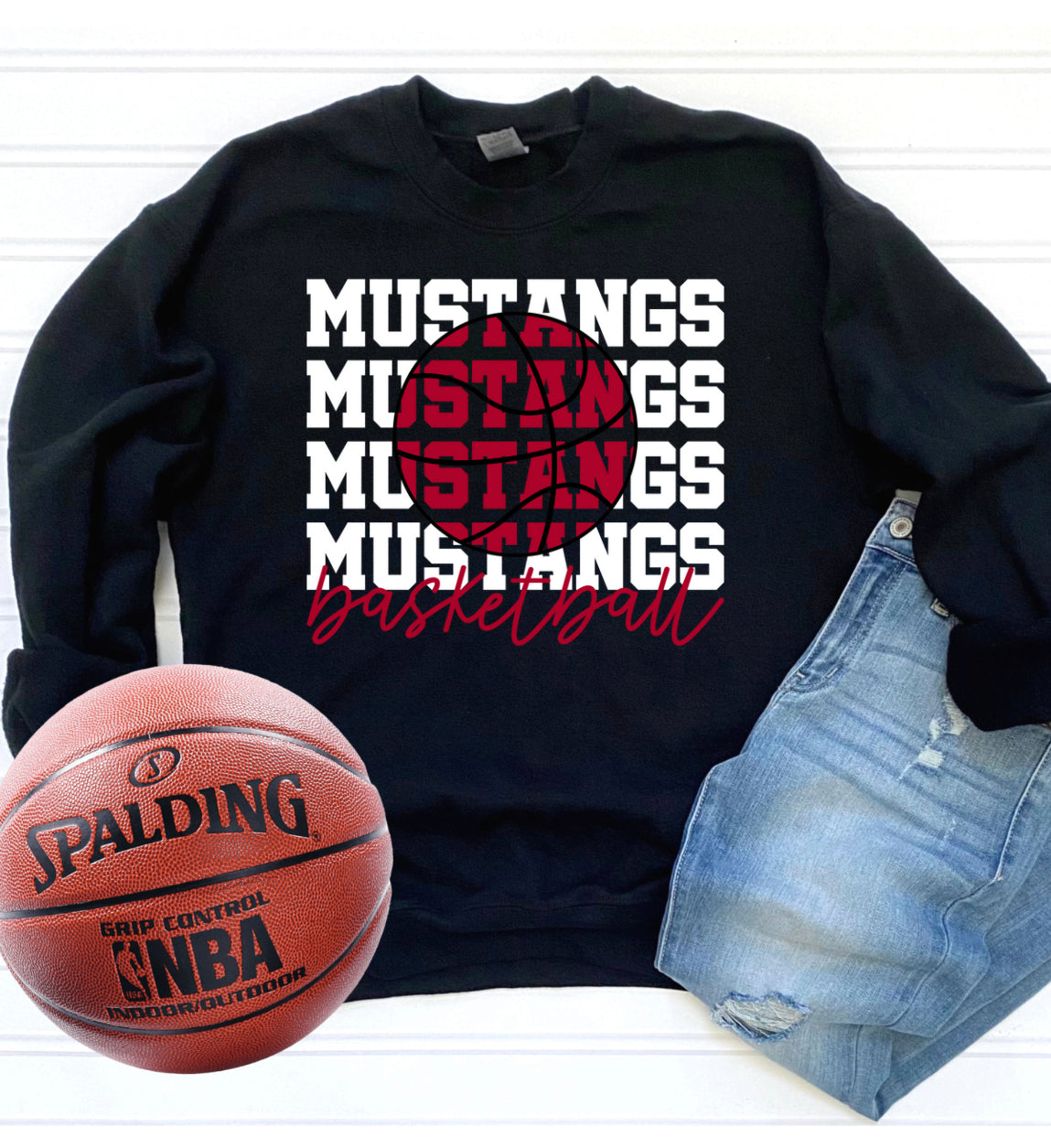 Mustang basketball Spirit Wear