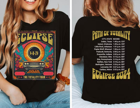 Solar Eclipse  graphic tee sweatshirt