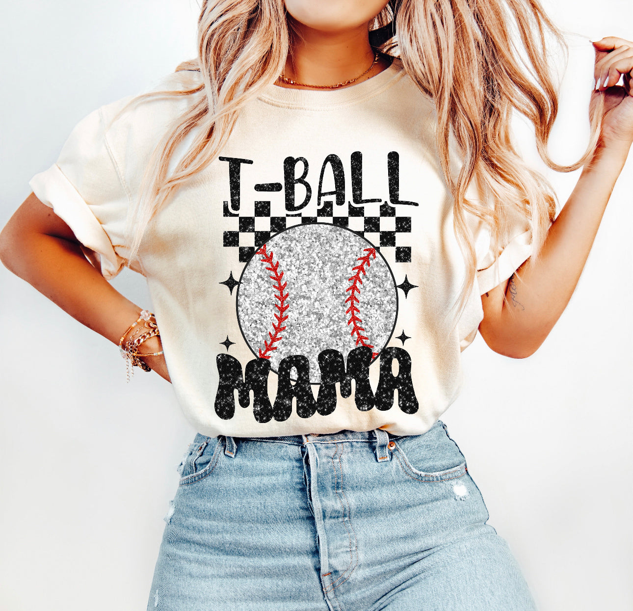 T ball graphic tee