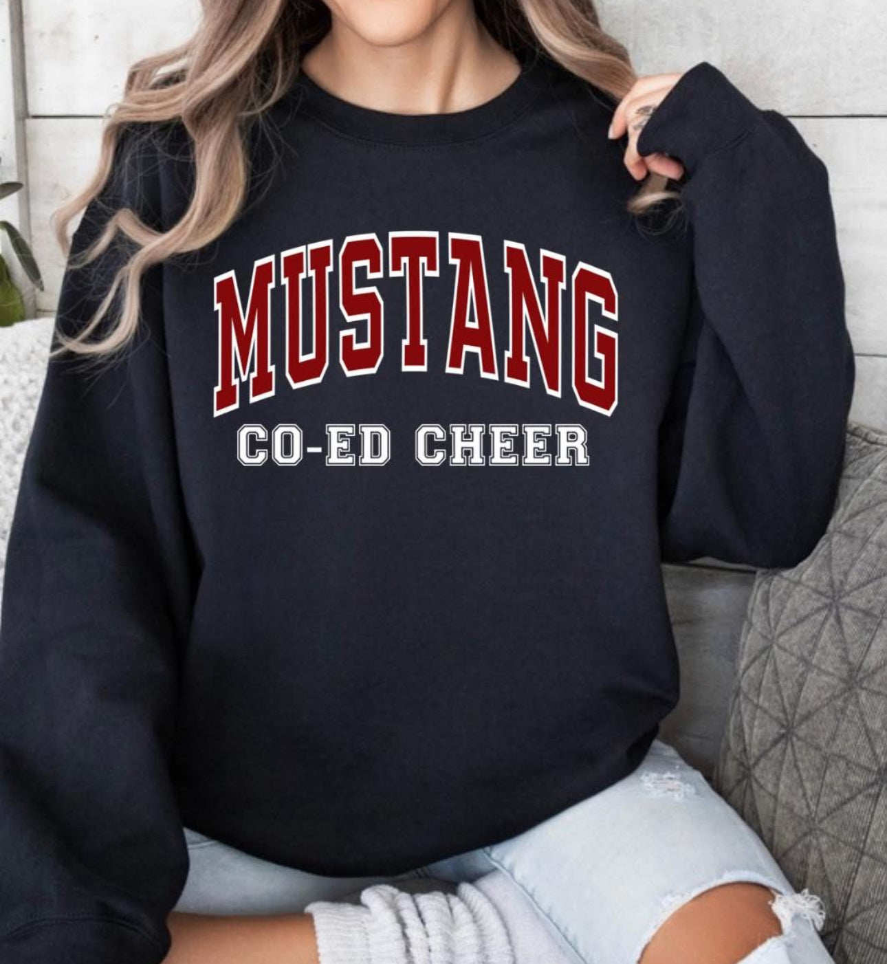 Mustang Co-Ed Cheer  spirit wear
