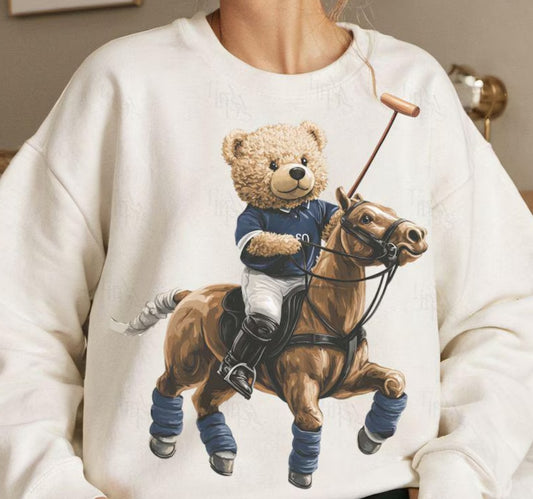 Polo Teddy Bear Tshirt or sweatshirt