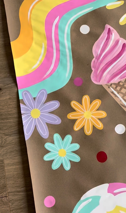June 29 learn to paint banners with Addi