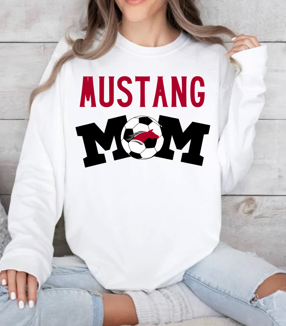 Mustang soccer mom Spirit Wear