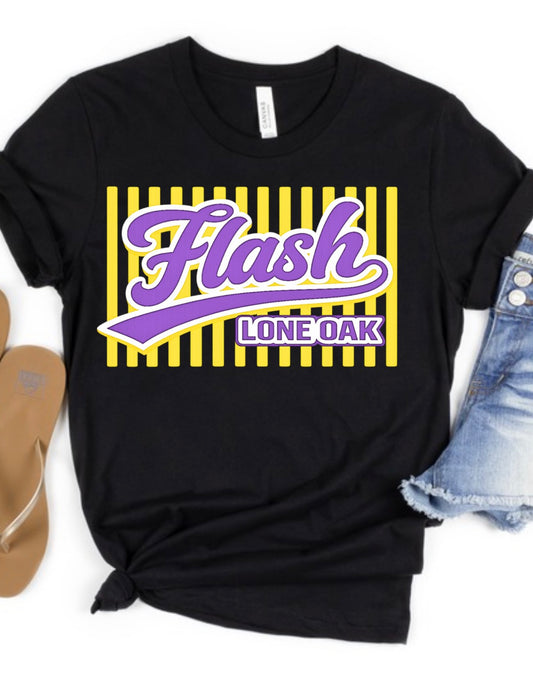 Lone Oak Flash stripe sprite wear tshirt or sweatshirt
