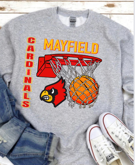 Mayfield Cardinals Basketball spirt wear