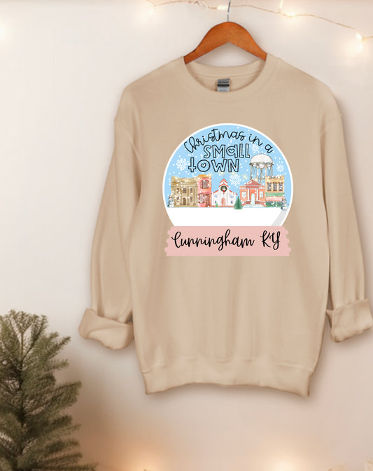 Christmas in a small town Cunningham KY tshirt or sweatshirt