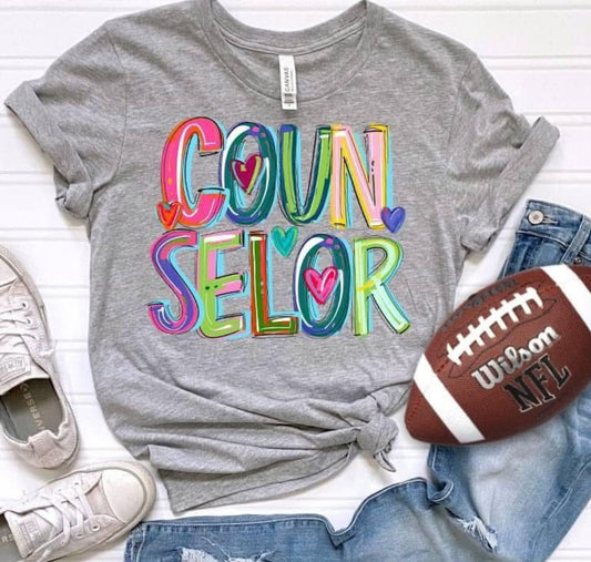 Counselor graphic tee
