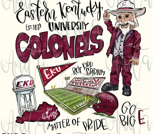 Eastern Kentucky graphic tee