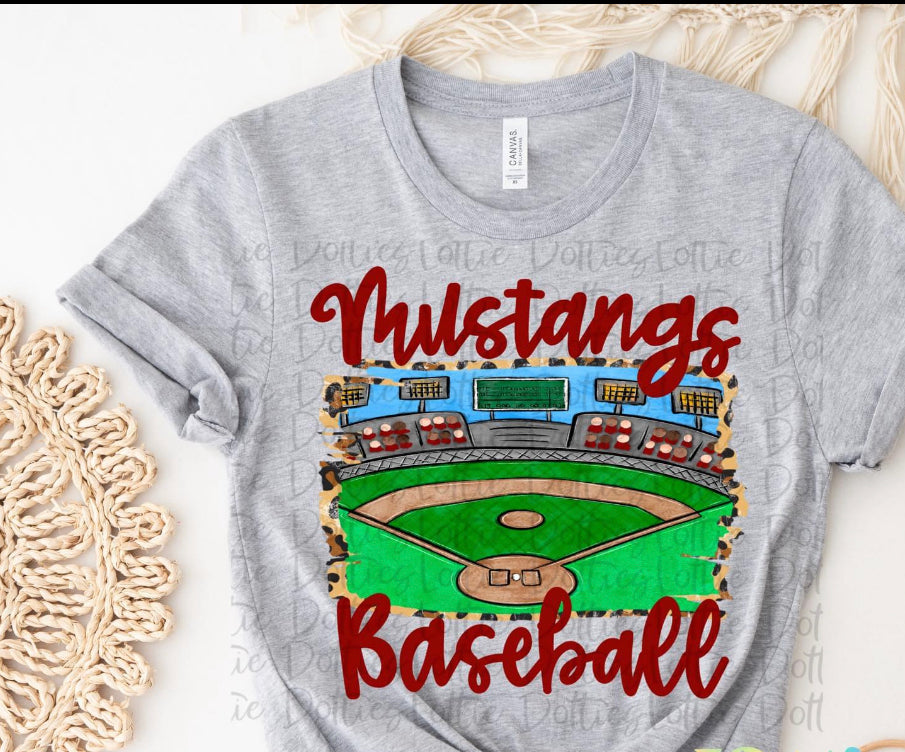 Mustang Stadium Baseball Spirit Wear