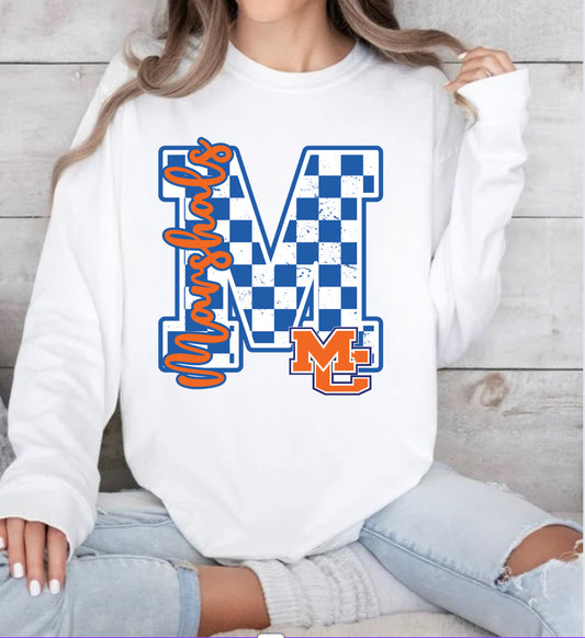 Marshals Checkered Spirit Wear