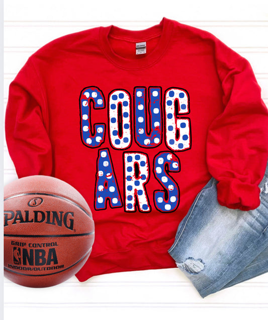 Cougars design tshirt or sweatshirt