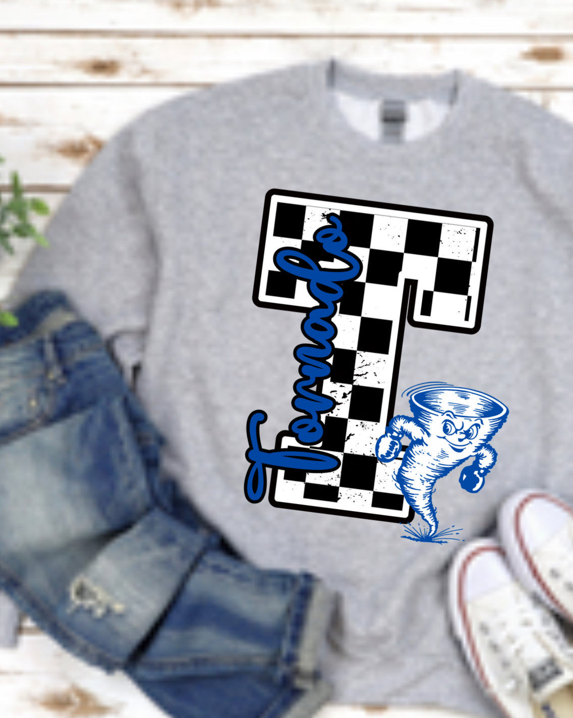 Tornado Checkered grey  Spirit Wear