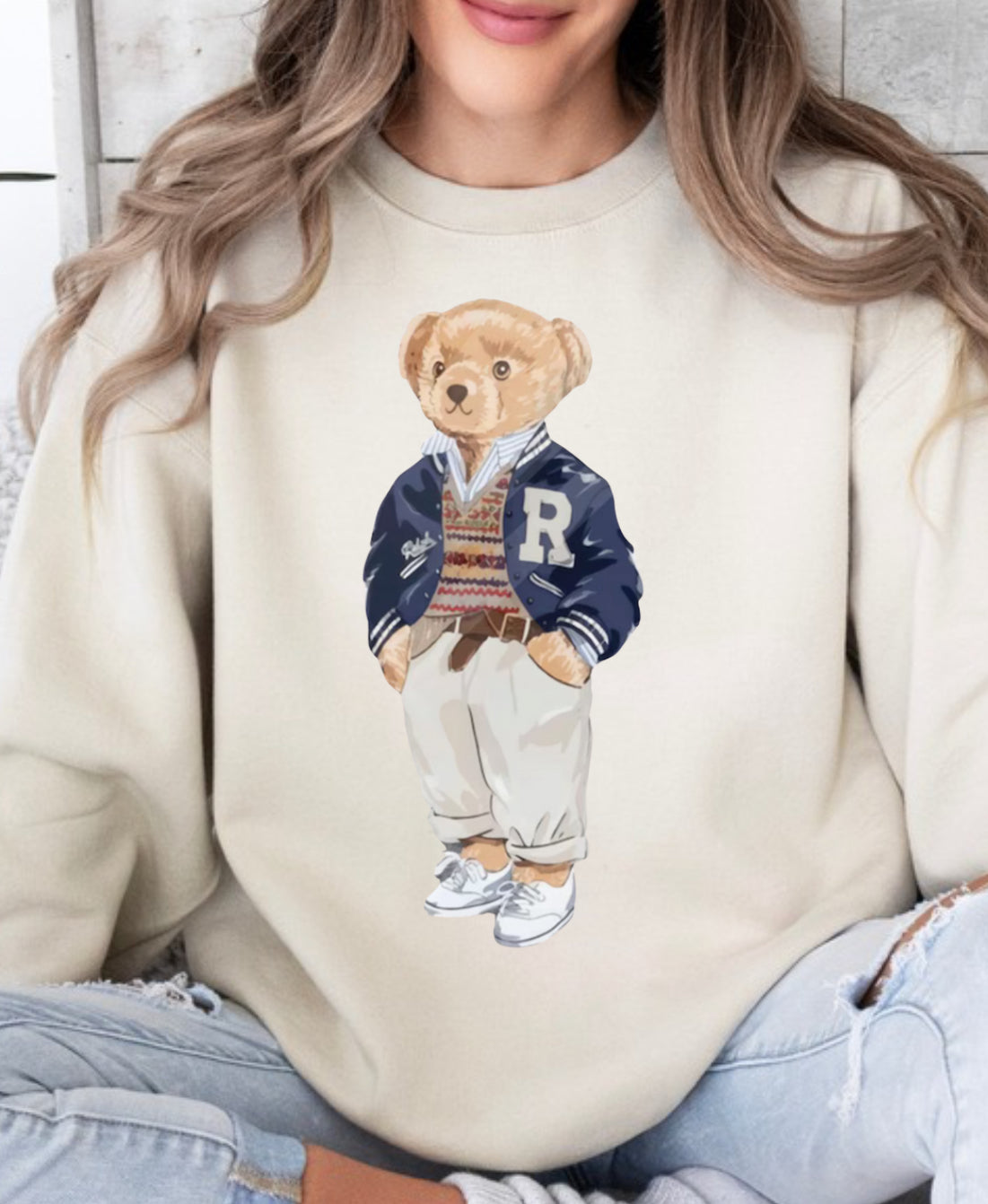 Teddy Bear polo Tshirt or sweatshirt