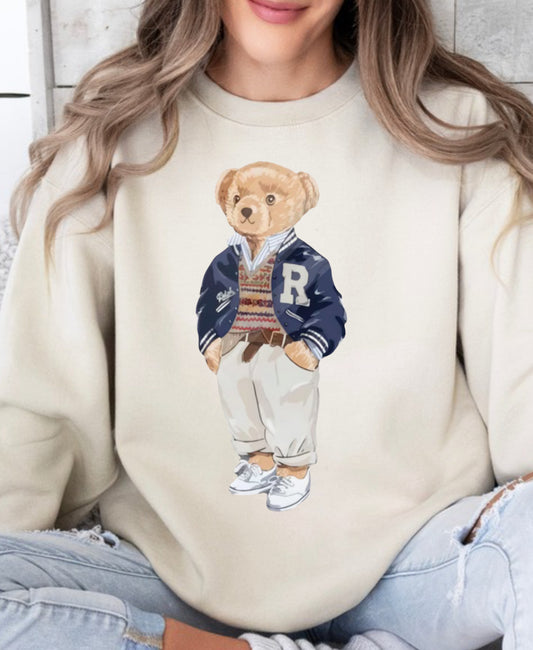 Teddy Bear polo Tshirt or sweatshirt