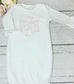 Monogrammed or Embroider Newborn Gown