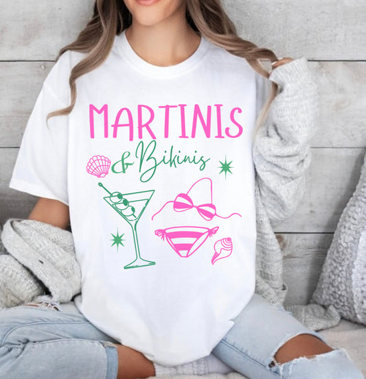 Martinis and Bikinis T-shirt or sweatshirt