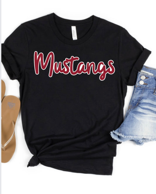 Mustang Chenille T-shirt Spirit Wear