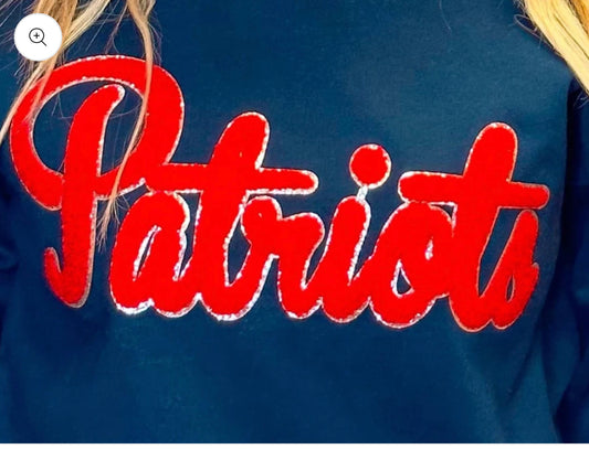 Patriots Chenille crewneck