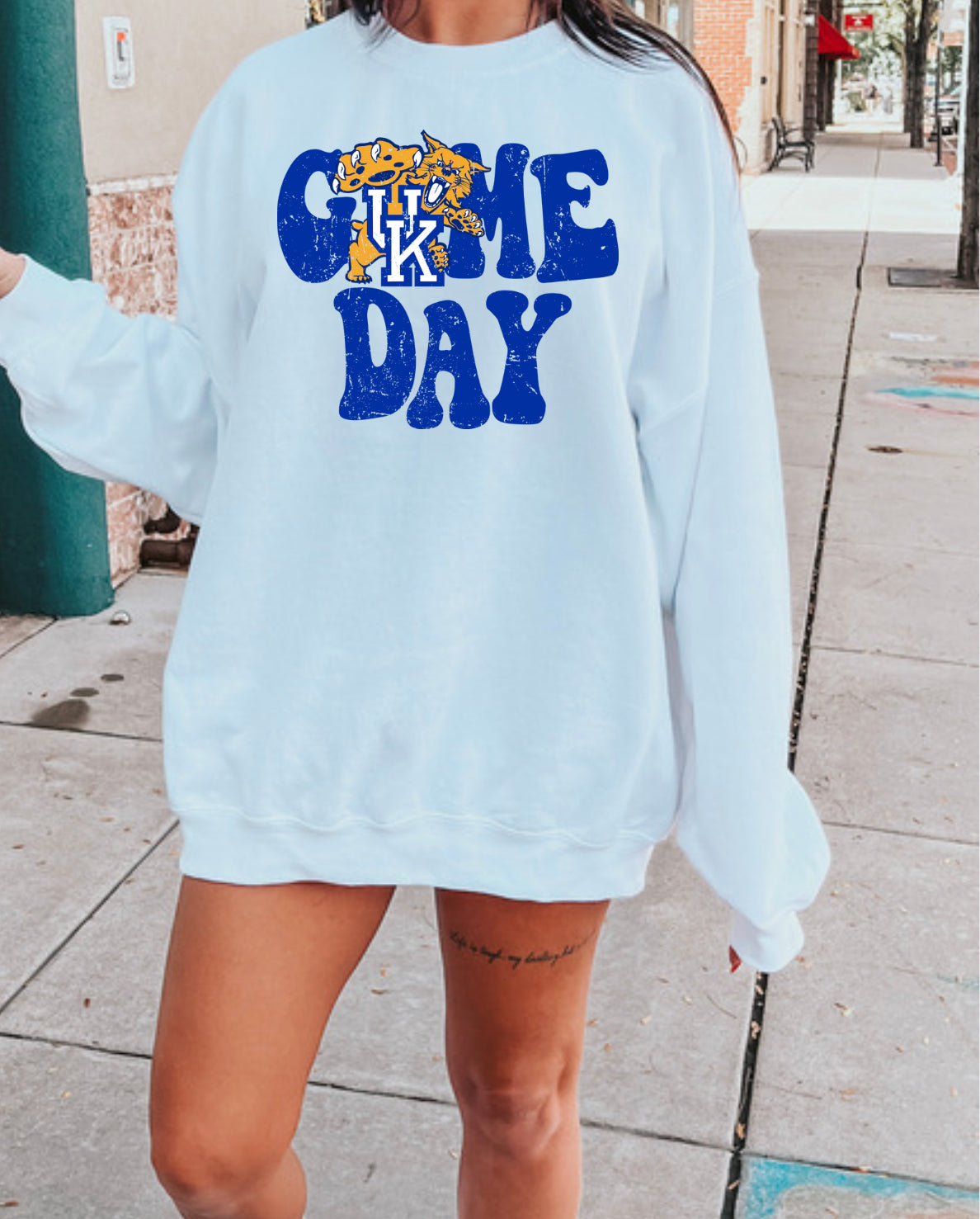 Kentucky Game Day tshirt or crewneck Spirit Wear on white