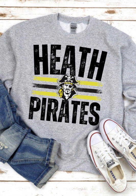 Heath Pirates T-shirt or sweatshirt