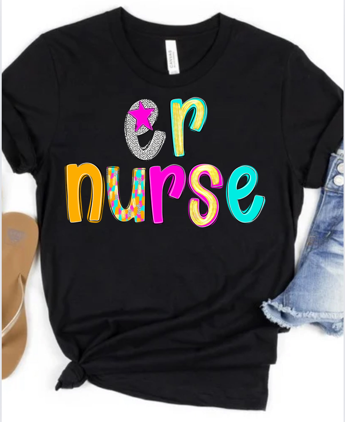 ER nurse Graphic tee