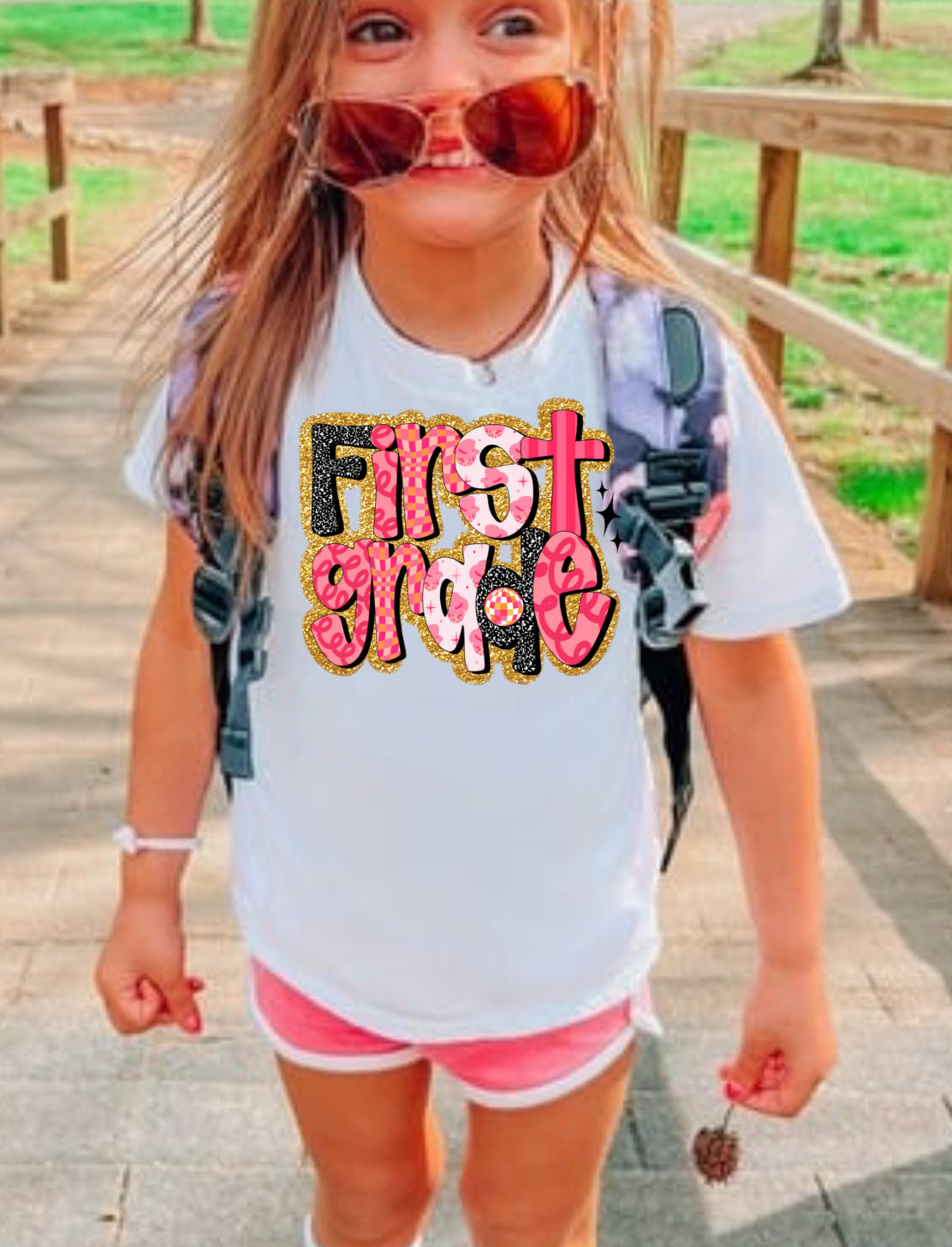 First Grade girl gang Spirit Wear