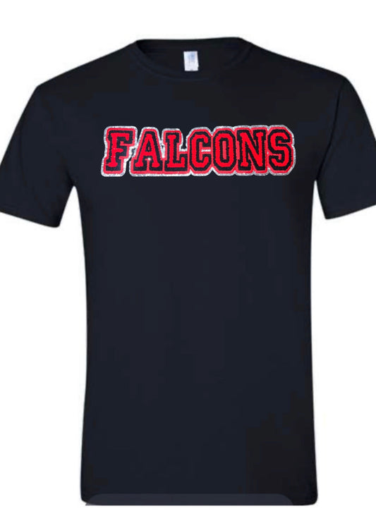 Falcons T-shirt or crewneck your choice color of shirt spirit wear