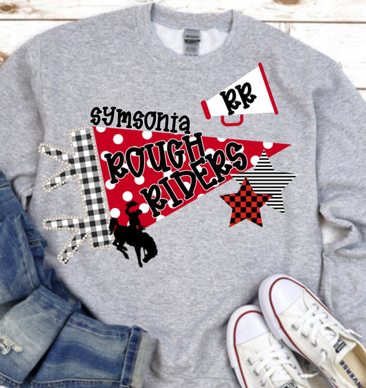 Symsonia Rough Riders Collage design tshirt or sweatshirt