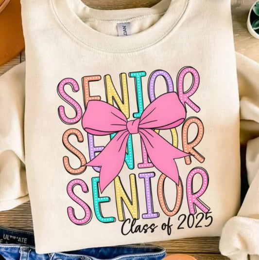 Senior 2025 Spirit Wear Tshirt or sweatshirt