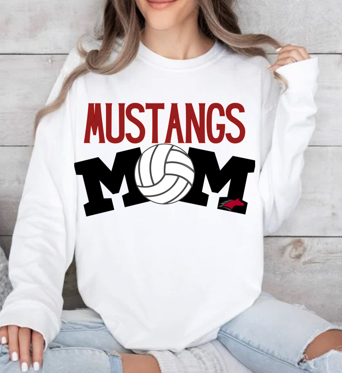 Mustang Mom Volleyball Spirit Wear