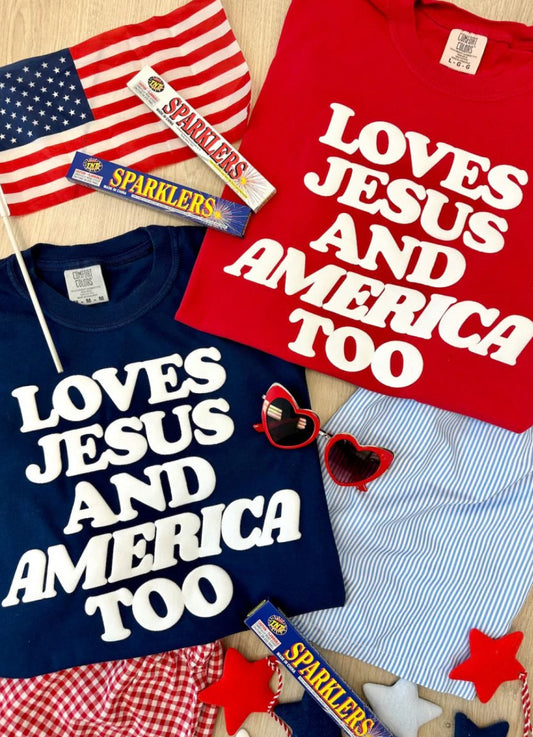 Red Loves Jesus and America Too