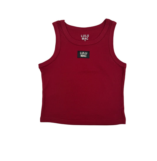 LULU Mac crimson tank top