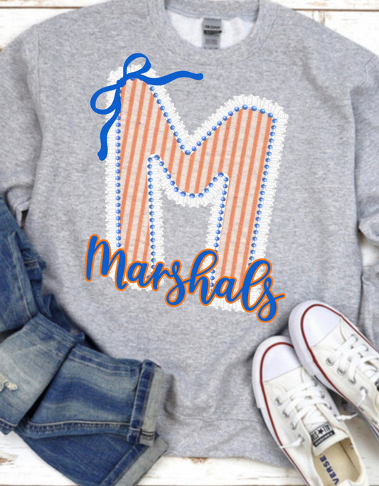 Marshals ruffles and pearls spirit wear