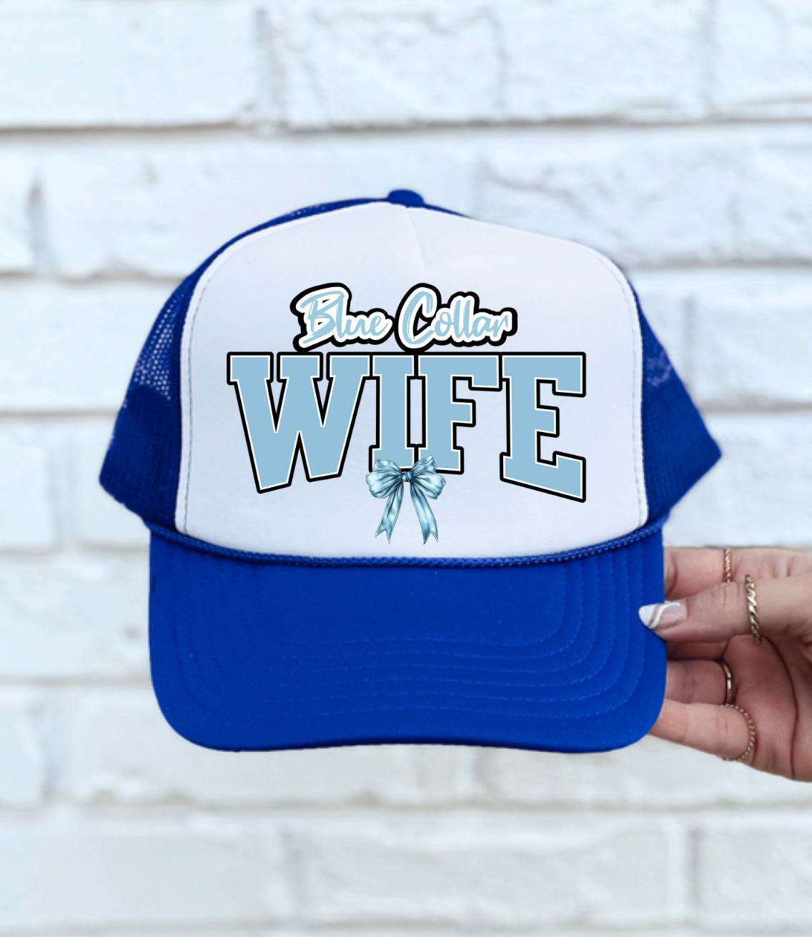 Blue collar Wife Trucker Hat