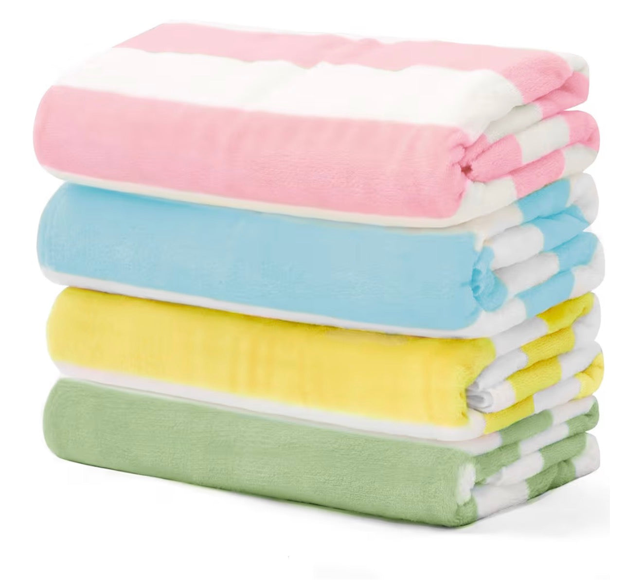 Plus Pastel Embroidered Beach Towel