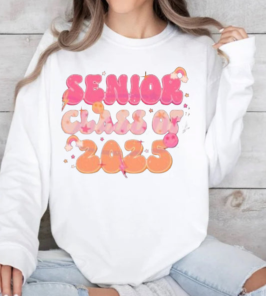 Senior 2025 Spirit Wear Tshirt or sweatshirt