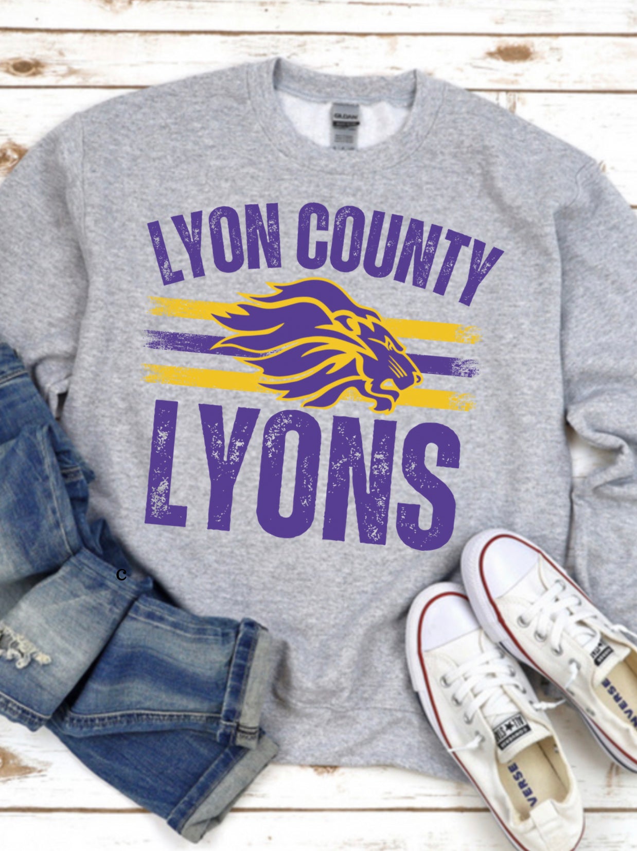 Lyon County mascot T-shirt  or sweatshirt
