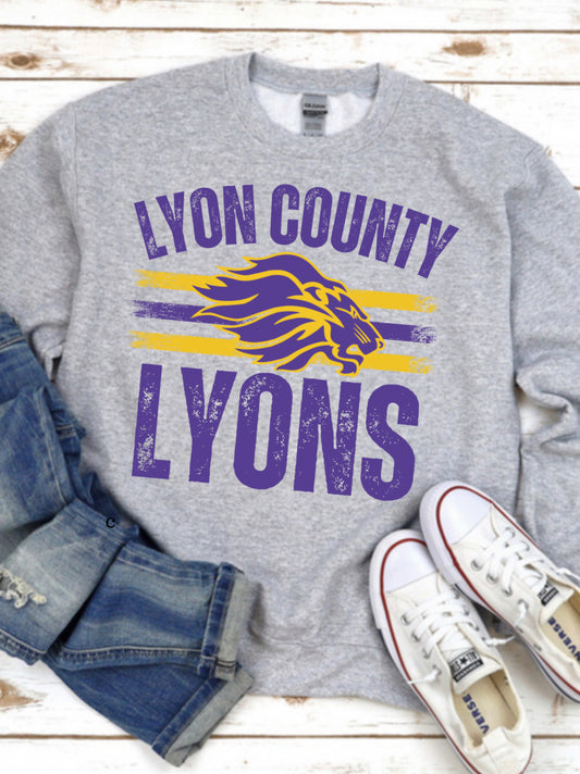 Lyon County mascot T-shirt or sweatshirt