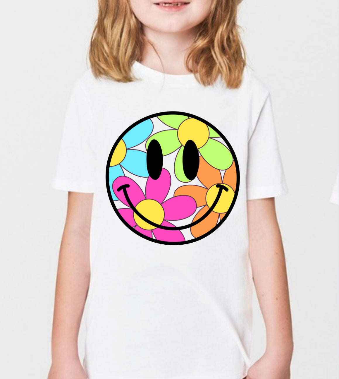 Happy Flowers graphic tee