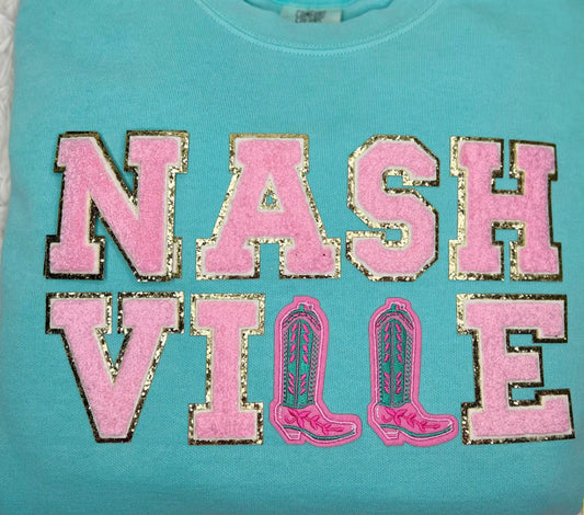 Chenille Nashville crewneck