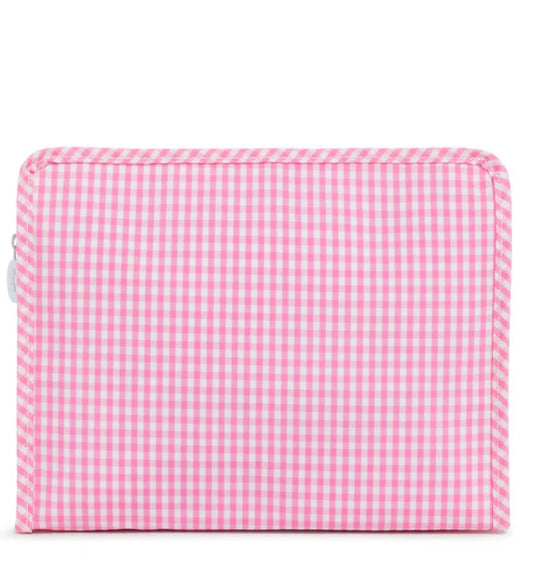 Roadie- Small, Med, Large Gingham pink
