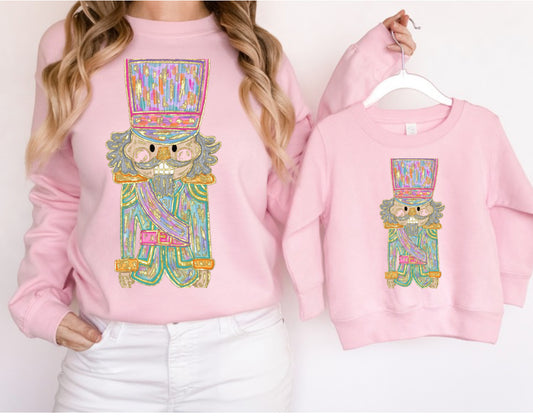 Pink Nutcracker Abstract tshirt or sweatshirt