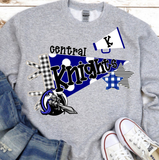 Central Knights Graves Collage design tshirt or sweatshirt